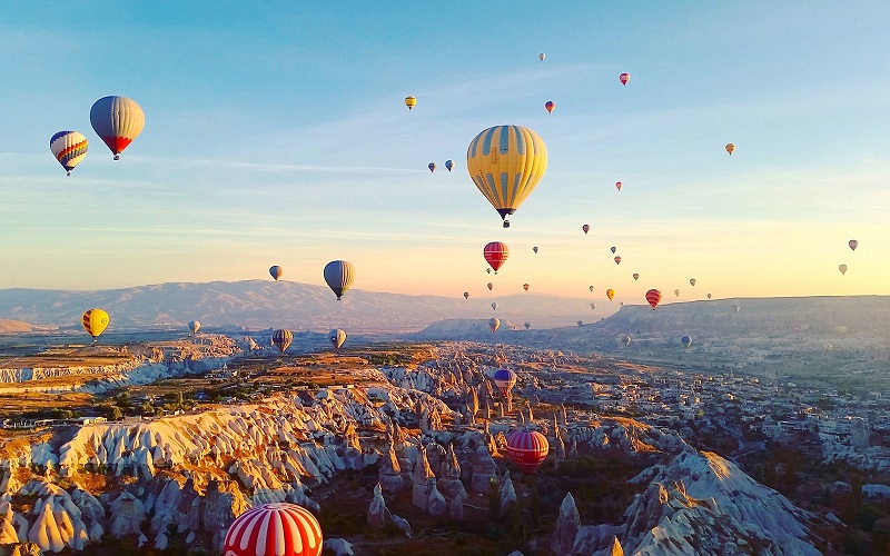 Cappadocia mê hoặc tuyệt đẹp khi nhìn từ trên khinh khí cầu